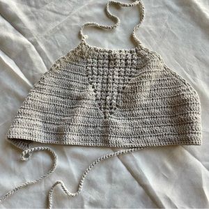 Crochet fairycore top 🧚‍♂️🤎
